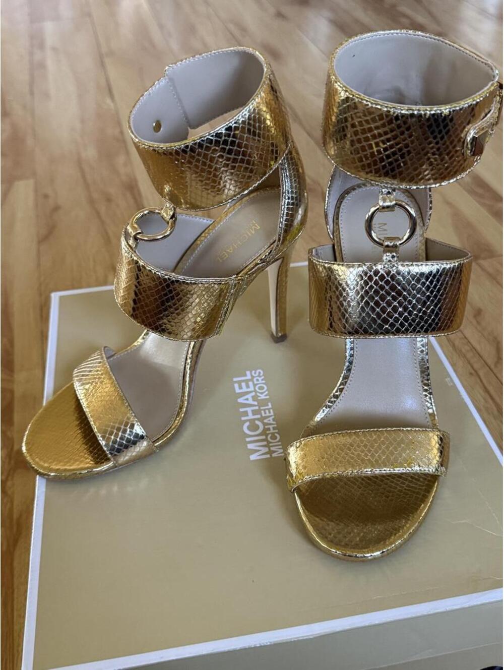 Michael Kors Amos Ankle Strap Heels – Size 6M